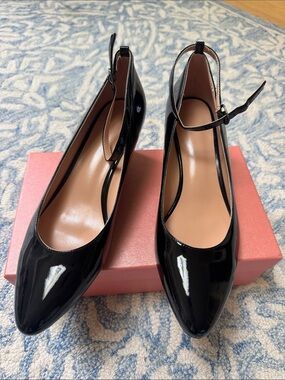 Women’s Patent Leather Cork Wedge